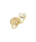Anyaman Double Ring Gold Dip