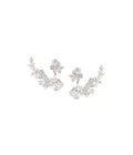 Puspanjali Ear Jacket Earrings Silver