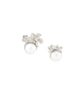 Puspanjali Pearl Studs Silver
