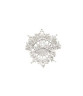 Kipas Brooch Silver