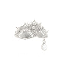 Kipas Triple Brooch Silver