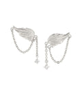 Serimpi Chain Dangle Earrings Silver