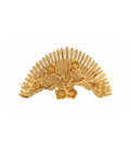 Mahkota Brooch Gold Dip