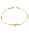 Flora Nirwana Bracelet with Pearl Gold Dip