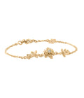Flower Bracelet Gold Dip
