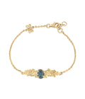 Forgotten Garden Hawa Bracelet London Blue Topaz Gold Dip