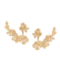 Puspanjali Ear Jacket Earrings Gold Dip