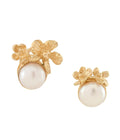 Puspanjali Pearl Studs Gold Dip