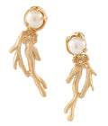 Akar Puspa Studs Gold Dip