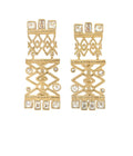 Merakit Jiwa - Drop Earrings Gold Dip