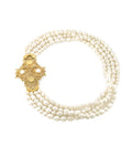 Sinar Cahaya Mutiara Necklace Pearl Bead Gold Dip