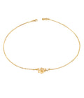 Flora Nirwana Necklace with Pearl Gold Dip