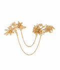 Melati Pearl Double Pin Gold Dip