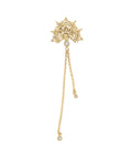 Kipas Dangle Brooch Gold Dip