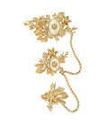 Ratu Kemuning Triple Brooch with MOP Gold Dip