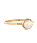 Matahari Pearl Small Ring Gold Dip