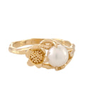 Akar Melati Ring Pearl Gold Dip