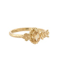 Forgotten Garden Ring Citrine Gold Dip