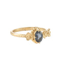 Forgotten Garden Ring London Blue Topaz Gold Dip