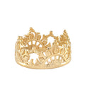 Kipas Large Bandeau Ring Gold Dip