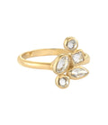 Kirana Cluster Ring Gold Dip